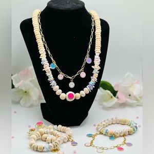 Smiley Custom necklace set